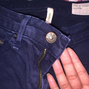 RAG & BONE NAVY SKINNY JEANS